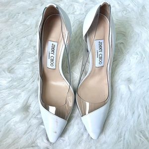Leather White Jimmy Choo Heels